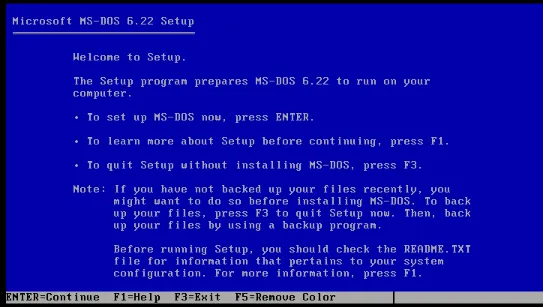 dos-setup